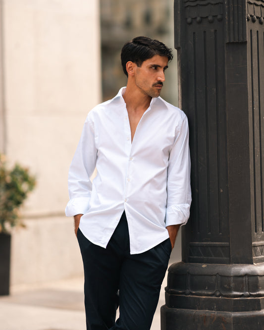 Camisa Blanca Bari Oxford REGULAR FIT Hecha en España